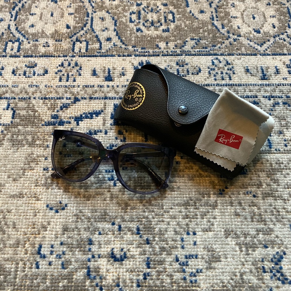 Ray Ban Cats 1000 Purple Sunglasses